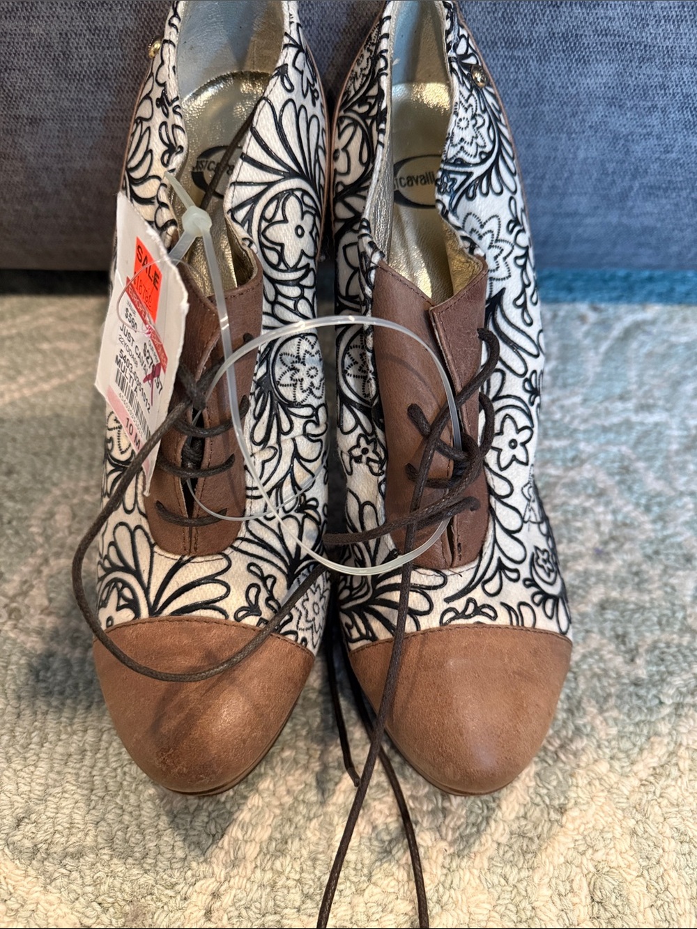 Just Cavalli shoes size 10 preowned never worn